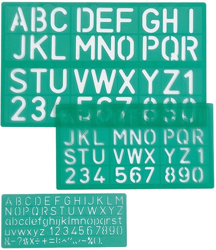 Linex trace-lettres, set de 3 pièces, blister 1 pièce