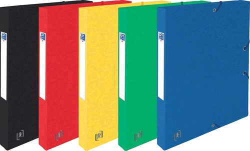 Elba boîte de classement Oxford Top File+ dos de 2,5 cm, couleurs assorties