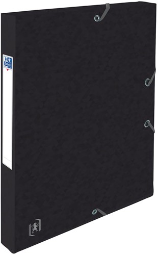 Elba boîte de classement Oxford Top File+ dos de 2,5 cm, noir