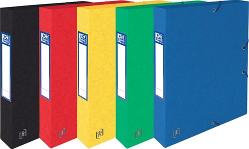 Elba boîte de classement Oxford Top File+ dos de 4 cm, couleurs assorties