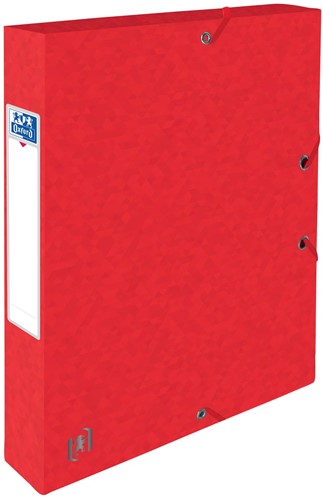 Elba boîte de classement Oxford Top File+ dos de 4 cm, rouge