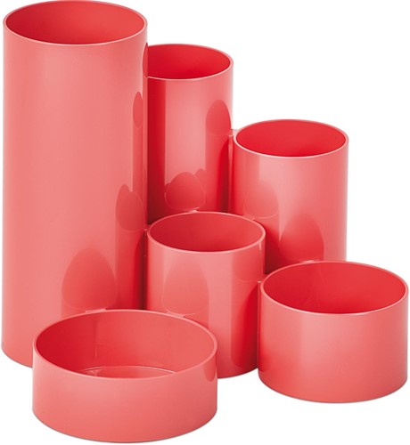 MAULturbo pennenbak, 6 vaks Ø15x12,5 cm, oud roze