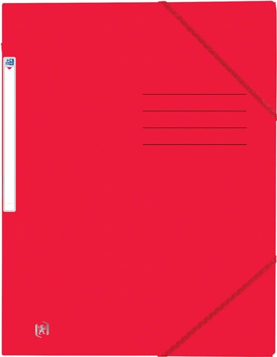 Oxford Top File+ elastomap, voor ft A4, rood