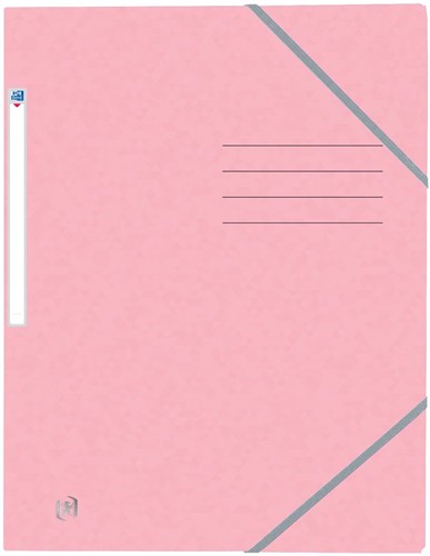 Oxford Top File+ elastomap, voor ft A4, pastelroze