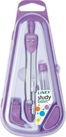 Linex compas scolaire 950, 3 pièces, en boîte distributrice, en couleurs assorties-3