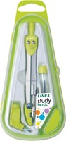 Linex compas scolaire 950, 3 pièces, en boîte distributrice, en couleurs assorties-1