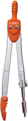 Linex compas scolaire 950, 3 pièces, en boîte distributrice, en couleurs assorties