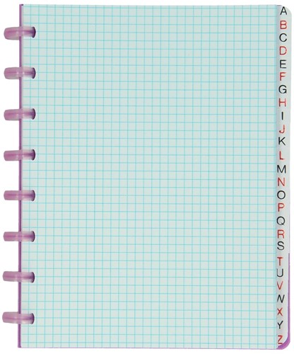 Atoma repertorium, ft A5, transparant, geruit 5mm-2