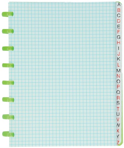 Atoma repertorium, ft A5, transparant, geruit 5mm
