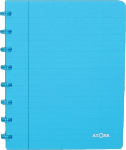 Atoma Trendy cahier, ft A5, 144 pages, ligné, transparant turkoois