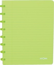 Atoma Trendy schrift, ft A5, 144 bladzijden, geruit 5 mm, transparant groen