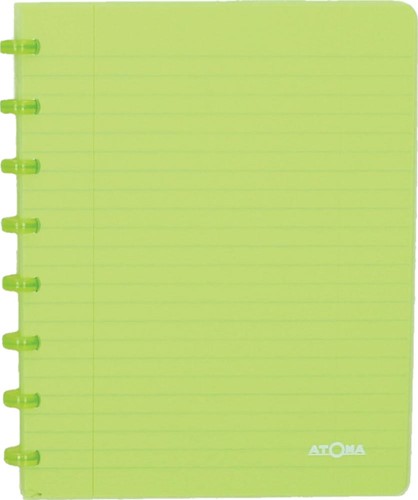 Atoma Trendy cahier, ft A5, 144 pages, quadrillé 5 mm, transparant groen
