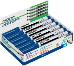 Giotto Robercolor whiteboardmarker maxi, schuine punt, blauw