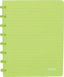 Atoma Trendy schrift, ft A5, 144 bladzijden, commercieel geruit, transparant groen
