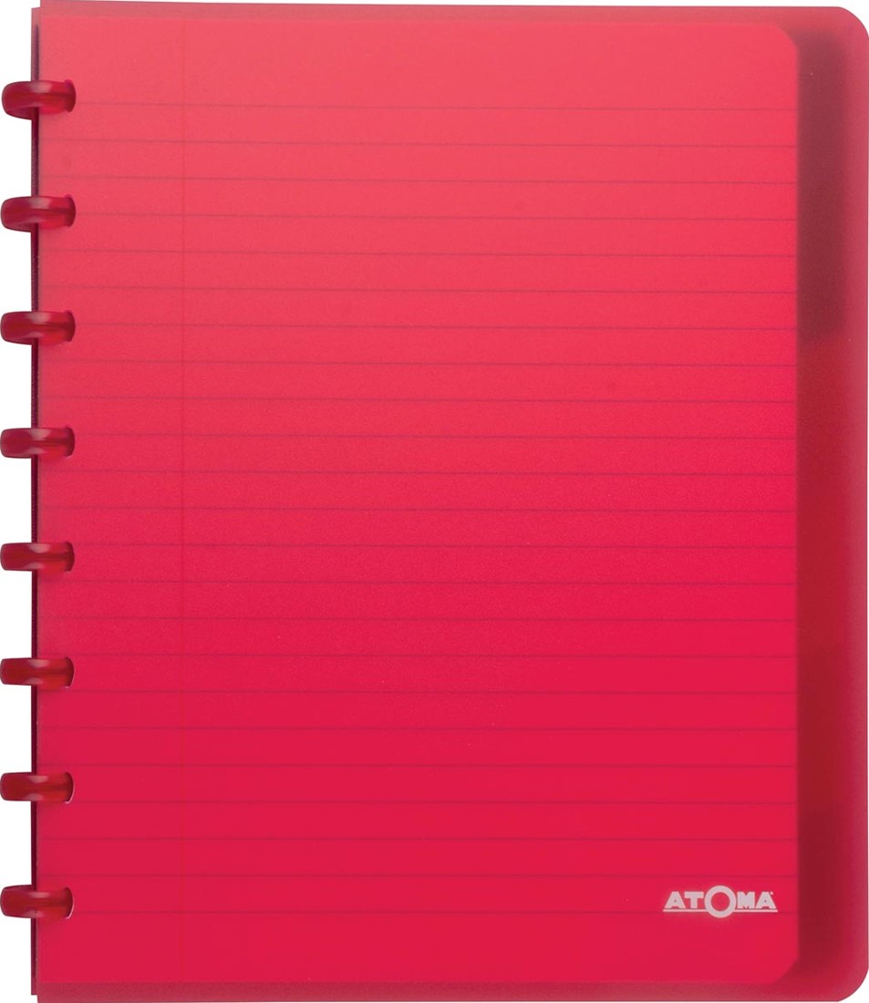 Atoma Trendy cahier, ft A5+, 120 pages, ligné, met 6 tabbladen, in