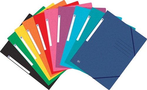 Oxford Top File+ farde à rabats, pour ft A4, couleurs assorties