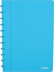 Atoma Trendy schrift, ft A4, 144 bladzijden, gelijnd, transparant turkoois