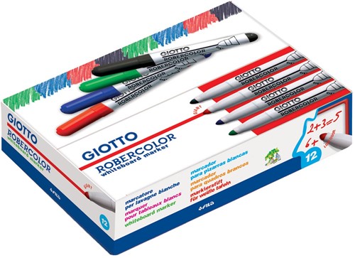 Giotto Robercolor whiteboardmarker maxi, ronde punt, rood