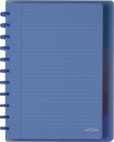 Atoma Trendy schrift, ft A4 +, 120 bladzijden, gelijnd, met 6 tabbladen en 5 showtassen, in geassorteerde-2