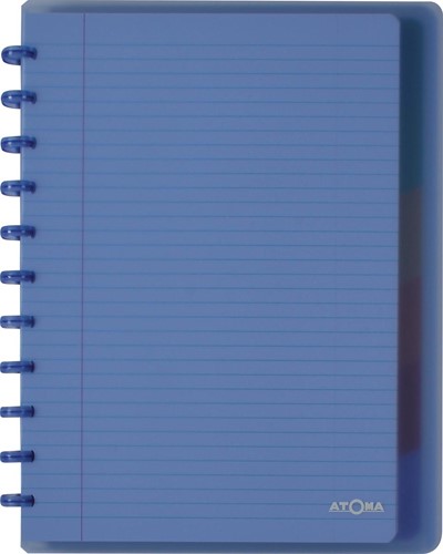 Atoma Trendy schrift, ft A4 +, 120 bladzijden, gelijnd, met 6 tabbladen en 5 showtassen, in geassorteerde-2