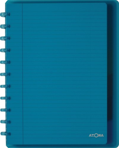 Atoma Trendy schrift, ft A4 +, 120 bladzijden, gelijnd, met 6 tabbladen en 5 showtassen, in geassorteerde-1