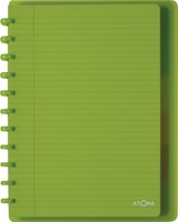 Atoma Trendy schrift, ft A4 +, 120 bladzijden, gelijnd, met 6 tabbladen en 5 showtassen, in geassorteerde-2