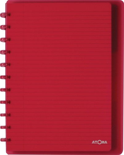 Atoma Trendy schrift, ft A4 +, 120 bladzijden, gelijnd, met 6 tabbladen en 5 showtassen, in geassorteerde-3