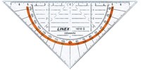 Linex equerre geometrique, 16 cm