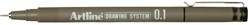 Fineliner Drawing System 0,1 mm 1 Stuk