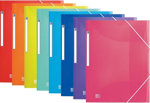 Oxford Urban farde à rabats, pour ft A4, couleurs transparentes assorties