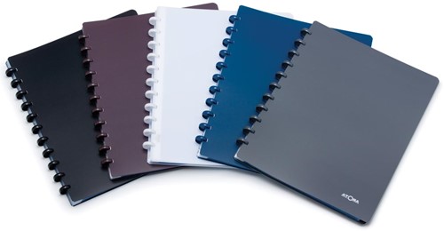 Atoma protège-documents, pour ft A4, en PP, avec 60 pochettes, couleurs assorties