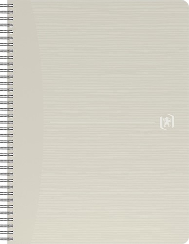 Oxford My Rec'up cahier spiralé, ft A4, 100 pages, quadrillé 5 mm, couleurs assorties