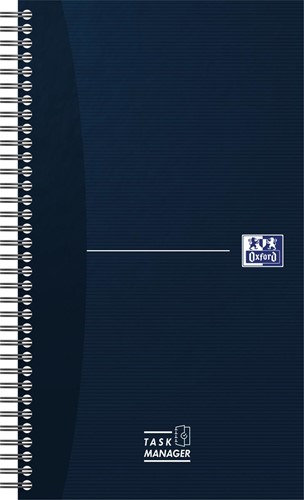 Oxford Office Essentials taskmanager, 230 pages, ft 14,1 x 24,6 cm, bleu