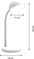 Unilux lampe de bureau Tamy, LED, blanc-2