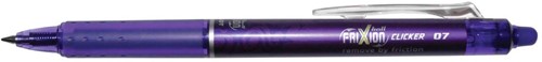 Pilot FriXion Ball Clicker roller, rétractable, pointe medium, 0,7 mm, violet 1 Stuk