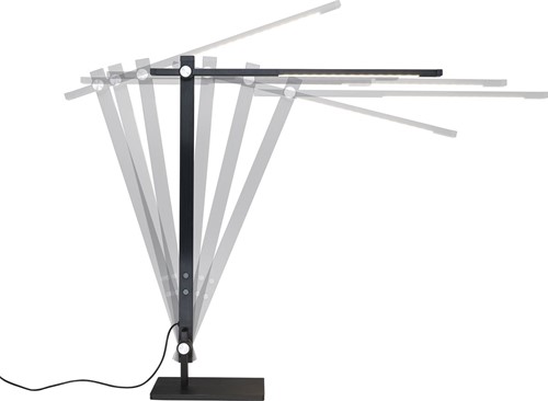 Unilux lampe de bureau Lumilight, noir-3