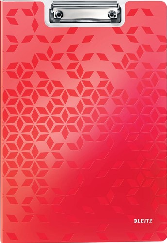 Leitz WOW plaque à pince avec couverture, ft A4, rouge