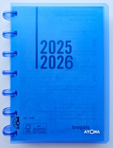 Atoma schoolagenda,  ft 110 x 170 mm, 1dag per pagina, 2025-2026