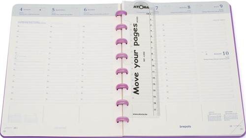 Atoma agenda, ft A5, crèmekleurig papier, 144 pagina's, 1 week op 2 pagina's, 2027-3