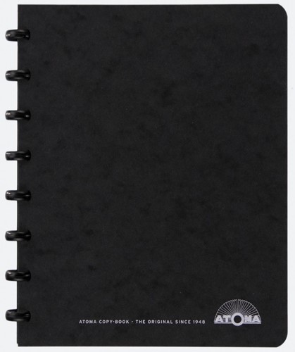 Atoma meetingbook, ft A5, noir, quadrillé 5 mm