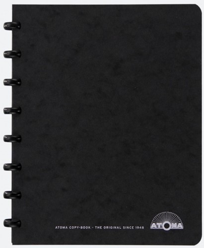 Atoma meetingbook, ft A5, noir, ligné