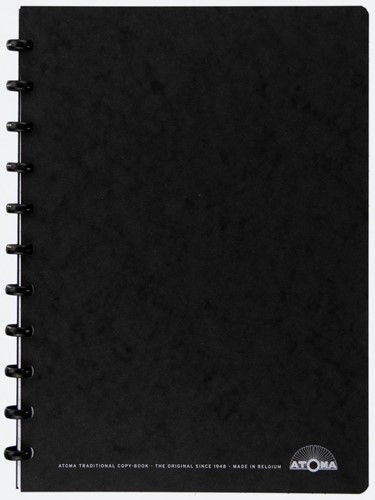 Atoma meetingbook, ft A4, noir, quadrillé 5 mm