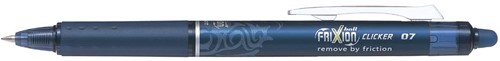 Pilot FriXion Ball Clicker roller, rétractable, pointe medium, 0,7 mm, noir-bleu 1 Stuk