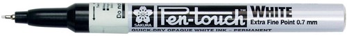 Sakura paint Marker Pen-Touch punt van 0,7 mm, wit 1 Stuk