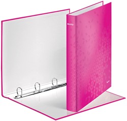 Leitz WOW classeur à anneaux, 4 anneaux, rose 1 Stuk