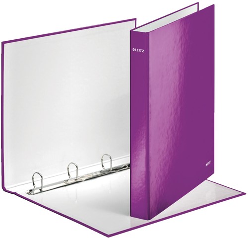 Leitz WOW classeur à anneaux, 4 anneaux, violet 1 Stuk