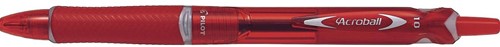 Pilot Acroball Begreen balpen,  medium punt, 0,3 mm, rood 1 Stuk