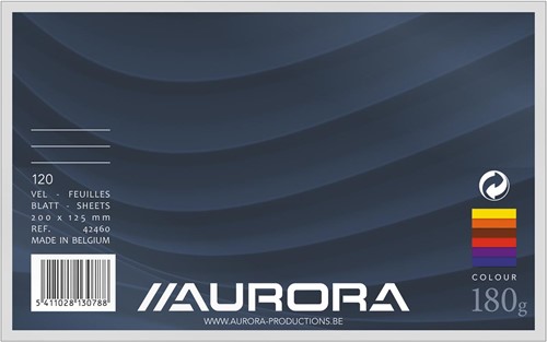 Aurora fiches colorées Ficolor