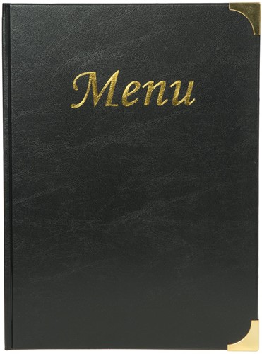 Securit menu Basic ft A4, noir 1 Stuk