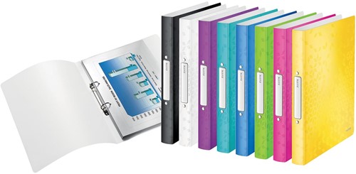 Leitz WOW ringmap, uit PP, ft A4, geassorteerde kleuren